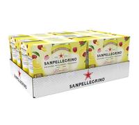 SANPELLEGRINO Momenti bois gazeuse aromatisée citron framboise - 4 packs de 6x33cl