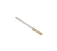 Sanpro Couteau isolant double face de 280 mm pour couper facilement les matériaux isolants (couteau isolant, lame ondulée, polystyrène, laine de verre, laine de roche)