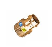 Sanpro Lot de 3 raccords de transition filetés extérieurs, taille V 15-3/4" (raccord à compression en cuivre, gaz, eau potable, chauffage, plomberie, plomberie, conduite en cuivre)