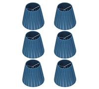Sanpyl Abat-Jour, Abat-Jour à Tambour Moderne de 3,5 "* 5,1" * 5,5 ", Applique Murale exquise 6 pièces pour Lustre d'ampoules de Petite Taille A, B, C, F, P