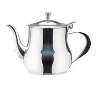 SANQIAHOME Théière de petite capacité en acier inoxydable (Argent, 360 ml)