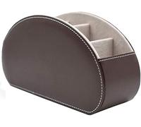 SANQIANWAN Boîte de stockage en cuir multifonctionnelle pour le bureau pour le rangement d'articles de papeterie, crayons/stylos, téléphones portables, cartes de visite, notes, télécommandes