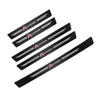 SANQIUTOU 5 Pièces Plaques de Protection de Seuil de Porte en Fibre de Carbone pour Citroen C3 aircross 2017-2022 2023,Plaques Plinthes Sill Contre Les Rayures Protection Accessoires