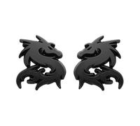 SANQIUTOU Avant Arrière Capot Emblème de Voiture pour Audi A4 B9 B8/A5 F5 8T 2009-2024 2025, Autocollant de Voiture, Arrière Queue Tronc Emblème Étiquetage Stickers,Black