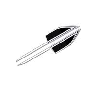 SANQIUTOU Avant Arrière Capot Emblème de Voiture pour Audi Q2 2017-2022 2023, Autocollant de Voiture, Arrière Queue Tronc Emblème Étiquetage Stickers,A