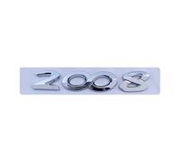 SANQIUTOU Avant Arrière Capot Emblème de Voiture pour Peugeot 2008 3008 4008 5008, Autocollant de Voiture, Arrière Queue Tronc Emblème Étiquetage Stickers,Silver-2008