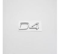 SANQIUTOU Avant Arrière Capot Emblème de Voiture pour Volvo D3 D4 D5, Autocollant de Voiture, Arrière Queue Tronc Emblème Étiquetage Stickers,B-D4