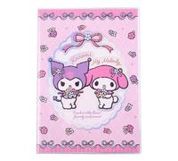 Sanrio Agenda Kuromi & My Melody Pastel Flower Holographic Checkered Sakami Marc