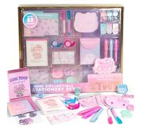 Sanrio Hello Kitty 50th Anniversary Mini papeterie de collection par STMT, plus de 50 pièces de papeterie mignonnes, accessoires Sanrio, notes adhésives mignonnes, fournitures scolaires kawaii,