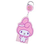 Sanrio Hello Kitty and Friends Snack Shop My Melody Cordon rétractable pour badge d'identification Porte-clés