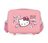 Sanrio Hello Kitty Bows Trousse de Toilette Adaptable Rose 29x21x15 cm Rigide ABS 9.1L 0.8 kgs