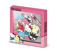 Sanrio Hello Kitty Friends-Journal Coeur + Stylo, Multicolore