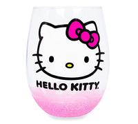 Sanrio Hello Kitty Verre à vin sans pied en forme de goutte d'eau Capacité 591 ml