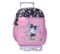 Sanrio Kuromi Fortune Telling Sac à Dos décontracté Rose 27 x 33 x 11 cm Polyester