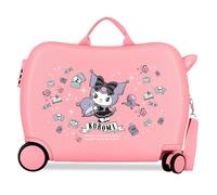 Sanrio Kuromi Fortune Telling Valise pour Enfant Rose 50 x 38 x 20 cm Rigide ABS Fermeture à Combinaison latérale 34 l 2,1 kg 2 Roues