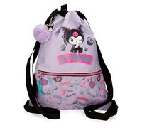Sanrio Kuromi Retropop Sac à Dos Zippé Violet 35x46x1 cm Polyester 1.6L