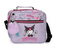 Sanrio Kuromi Retropop Sac Adaptable avec Bandoulière Violet 23x20x9 cm Polyester