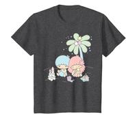 Sanrio Little Twin Stars Beach Summer Holiday T-Shirt, Enfant, Chiné Foncé, 12 Ans