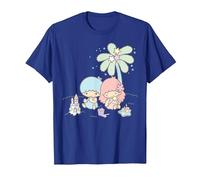 Sanrio Little Twin Stars Beach Summer Holiday T-Shirt, Homme, Bleu Royal, M