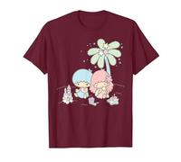 Sanrio Little Twin Stars Beach Summer Holiday T-Shirt, Homme, Marron, L