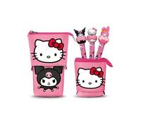 Sanrio - Trousse Pop Up Sanrio avec 3 stylos à bille effaçable à encre gel