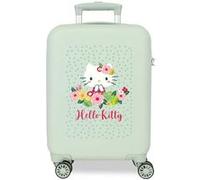 Sanrio - Valise enfant Hello Kitty "Floral" - 50 x 33 x 20 cm - Vert Vert G