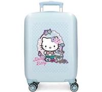 Sanrio Valise de cabine Hello Kitty Mermaid Kitty Rigide ABS Bleue 33×50×20 cm 28,4 L