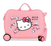 Sanrio Valise enfant Hello Kitty Bows Rose Rigide ABS serrure à combinaison 50x38x20 cm 34L 2 roues
