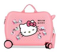 Sanrio Valise enfant Hello Kitty Bows Rose Rigide ABS serrure à combinaison 50x38x20 cm 34L 2 roues