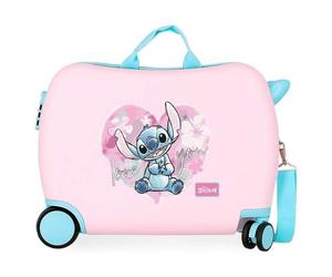 Sanrio - Valise trotteur enfant Stitch ""Heart"" - 13549