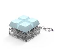 SANRLO 4-Key Switches Tester Switches Mechanical Keyboard Keyswitch Testing Tool Switches LED Light Keychain Toy
