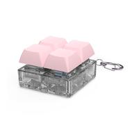 SANRLO 4-Key Switches Tester Switches Mechanical Keyboard Keyswitch Testing Tool Switches LED Light Keychain Toy