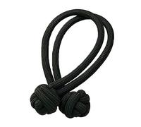 SANRLO Élégant chouchou chinois polyvalent en polyester avec nœud chinois pour queues de cheval hautes et chignons