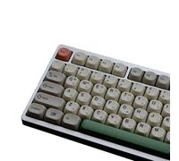 SANRLO Jeu Capuchons Touches Rétro 139 Touches Anglais/coréen pour Claviers Mécaniques Toucher Lisse Efficacité Frappe Améliorée