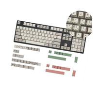 SANRLO Jeu Capuchons Touches Rétro 149 Touches Anglais/coréen/Japonais/Russe pour Claviers Mécaniques Efficacité Frappe Améliorée