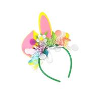 SANRLO Jolis bandeaux de dessin animé à motif créatif, doux et confortable, accessoires pour cheveux de festival