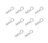 SANRLO Lot de 10 épingles à cheveux en forme d'oreille en acier résistant à la corrosion Goupille à ressort pour systèmes d'embrayage