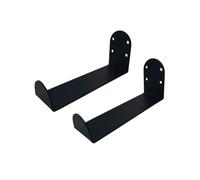 SANRLO Lot de 2 supports muraux pour tapis d'exercice, support de sangle de gymnastique, organiseurs de gym pour accrocher des bandes de fitness et planche de surf et snowboard