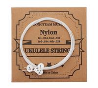 SANRLO Lot de 4 cordes de rechange en nylon transparent pour instruments de musique et ukulélé