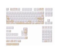SANRLO Lot de touches épaisses rétroéclairées doubles pour clavier mécanique Broderie spéciale