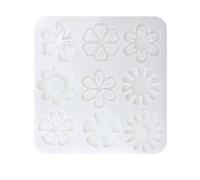 SANRLO Moules en résine pour boucles d'oreilles avec trous pour la fabrication de bijoux en résine époxy