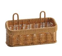 SANRLO Panier de rangement tissé à suspendre au mur pour légumes, ail et gingembre, outil d'organisation efficace pour la maison et la cuisine