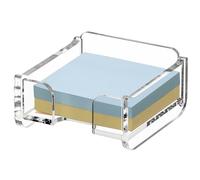 SANRUI Support de notes adhésives empilable en acrylique pour post-it 7,6 x 7,6 cm, distributeur de bloc-notes transparent pour bureau et salle de classe