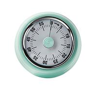 Sans batterie - Aimant puissant - Alarme puissante - Minuteur de cuisine mécanique pour four, cuisine, devoirs, études, fitness - Horloge de compte à rebours pour le visage de la voiture - Grand écran