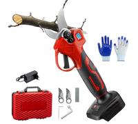 Sans Batterie, Secateur Electrique Sans Fil pour Makita, Diamètre de Coupe de 15-30 mm Coupe Branche, Ciseaux Electrique, Outillage de Jardin, Les Arbres Fruitiers et le Vignoble (Rouge)