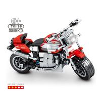 Sans Boîte D'origine - Bloc De Construction Technique De Moto Moderne Guzzi V10 Centauro, Modèle De Véhicule De Sport, Briques À Vapeur, Jouets Éducatifs De Collection