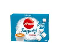 Sans calorie et sans aspartame - CANDEREL Edulcorant Morceaux Sugarly, format box x65, 130 g - Lot de 3