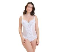 Sans Complexe - Modèle Arum - Body Classique Avec armatures - Femme - 90E - Blanc