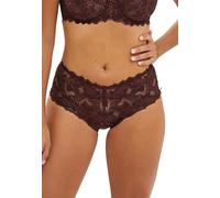 Sans Complexe - Arum - Culotte en Dentelle - Classique - Uni - Femme - 50/52 - Chocolat Amer