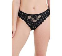 Sans Complexe - Arum - Culotte en Microfibre et Dentelle - Classique - Uni - Femme - 46/48 - Noir